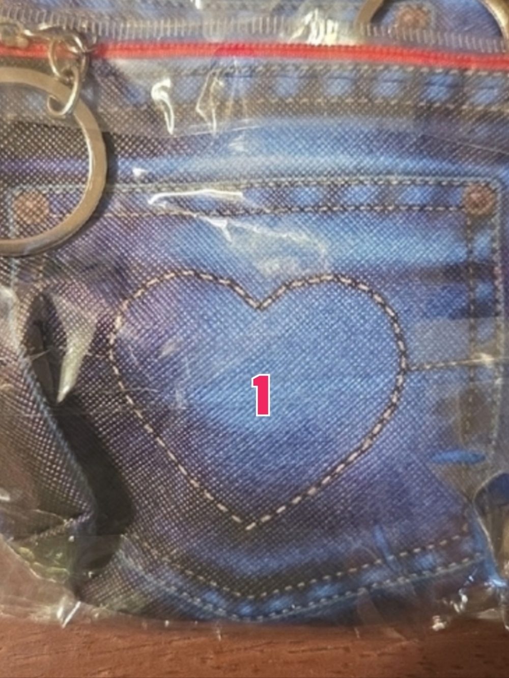 Denim Small Zipper Pouch new - Picture 7 of 7